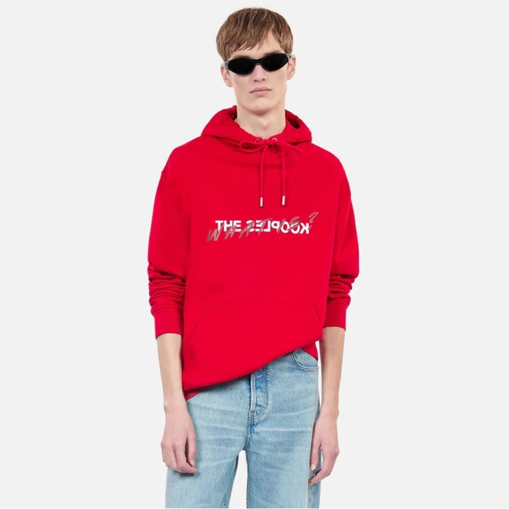 Red Hoodie by The Kooples men’s Medium NWT